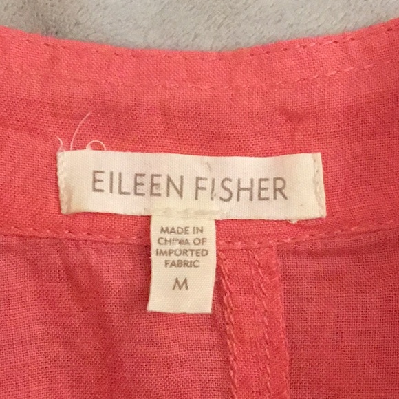Eileen Fisher 100% Irish Linen Jacket, sz M - Picture 6 of 8